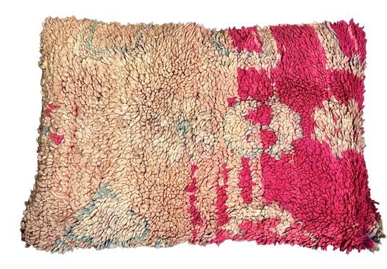 Marokkaans kussen - multi roze mix - 60 x 40 cm