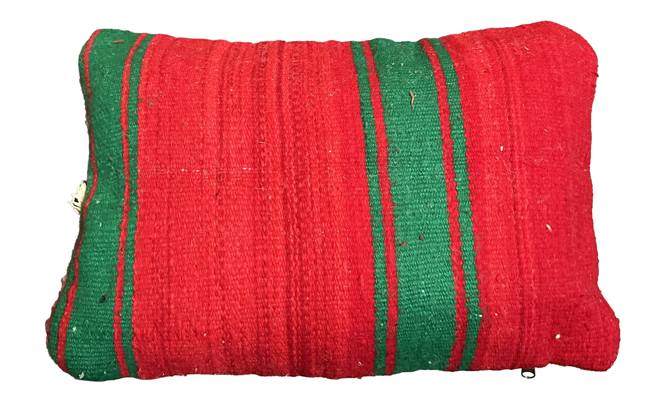Marokkaans kussen - warm oranje + rood mix - 45 x 30 cm