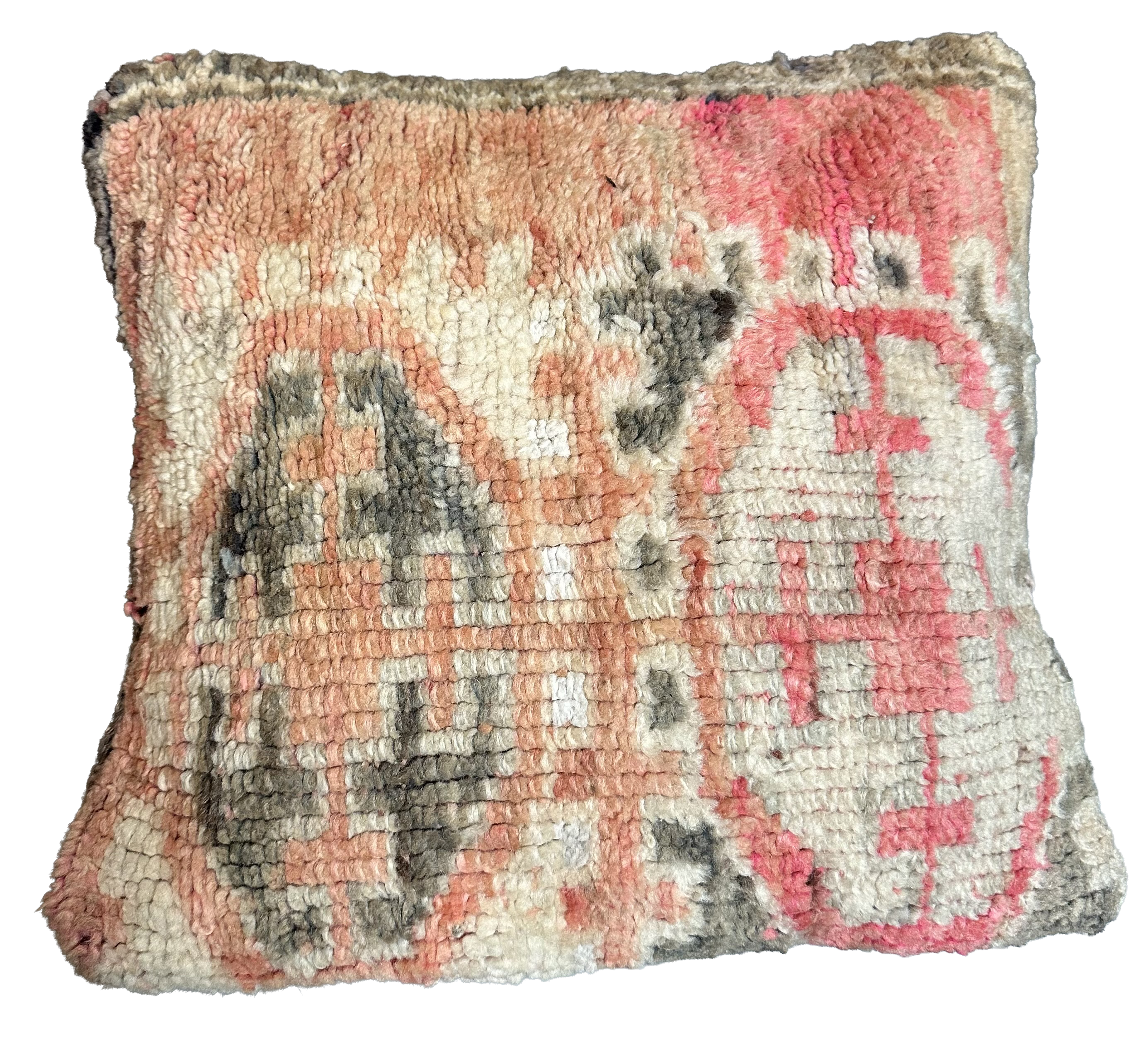 Marokkaans kussen - oranje mix - 45 x 40 cm