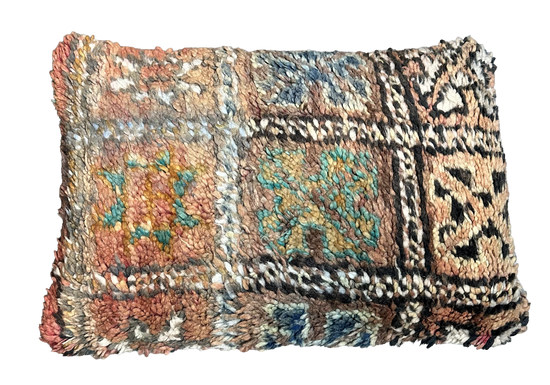 Marokkaans kussen - multicolor - 60 x 40 cm