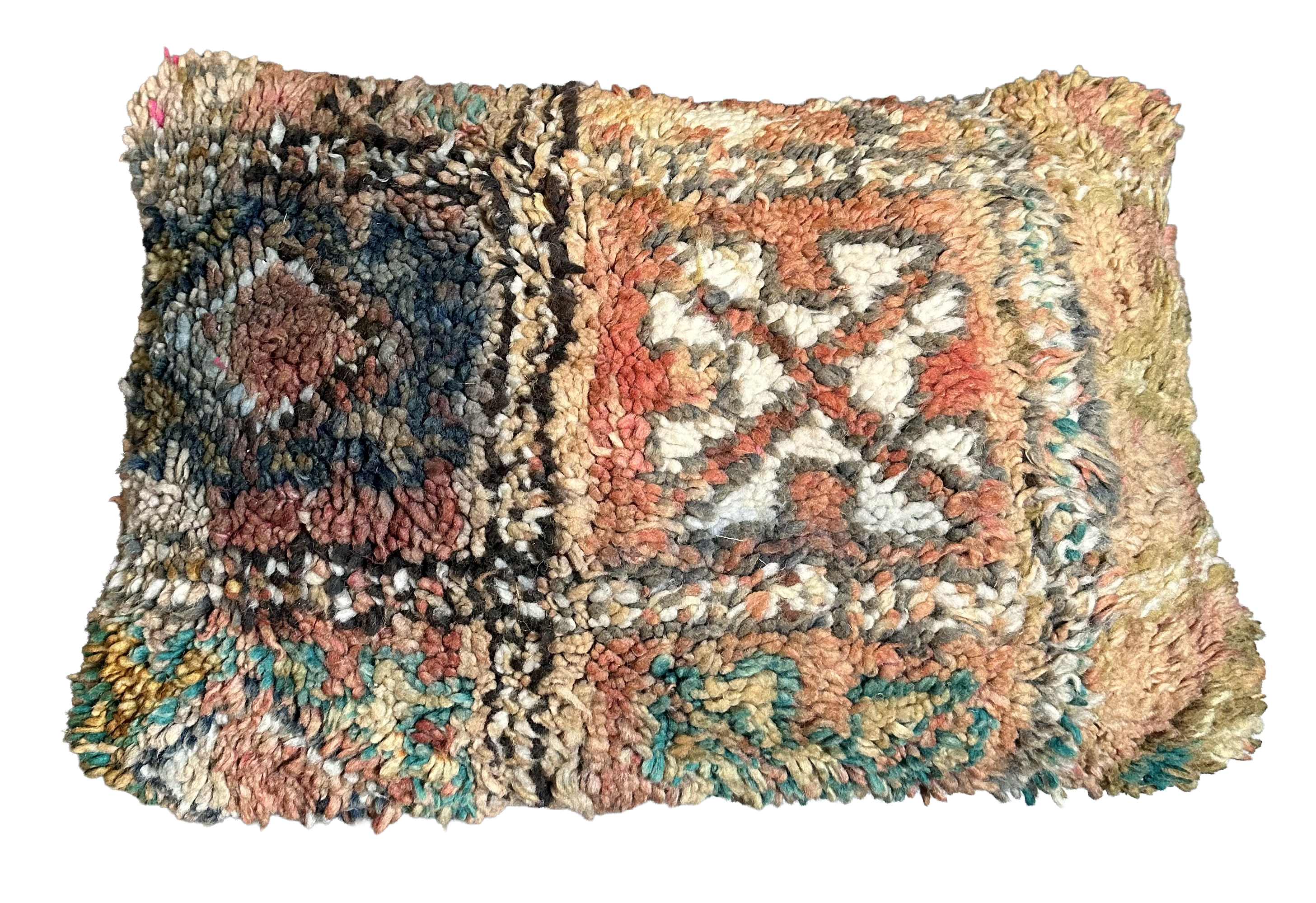 Marokkaans kussen - multicolor - 60 x 40 cm