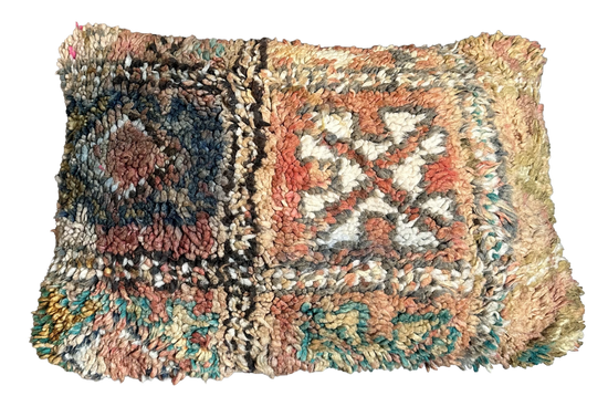 Marokkaans kussen - multicolor - 60 x 40 cm