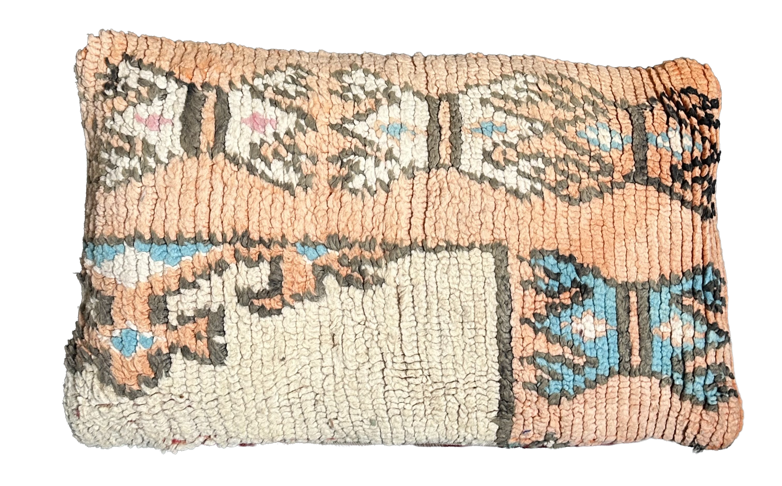 Marokkaans kussen - nude mix - 60 x 35 cm