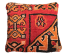 Marokkaans kussen - rood mix - 45 x 40 cm