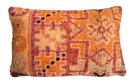 Marokkaans kussen - oranje mix - 60 x 35 cm