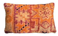 Marokkaans kussen - oranje mix - 60 x 35 cm