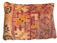 Marokkaans kussen - oranje mix - 55 x 40 cm