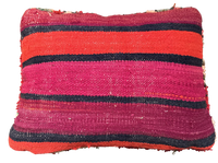 Marokkaans kussen - rood mix - 45 x 35 cm