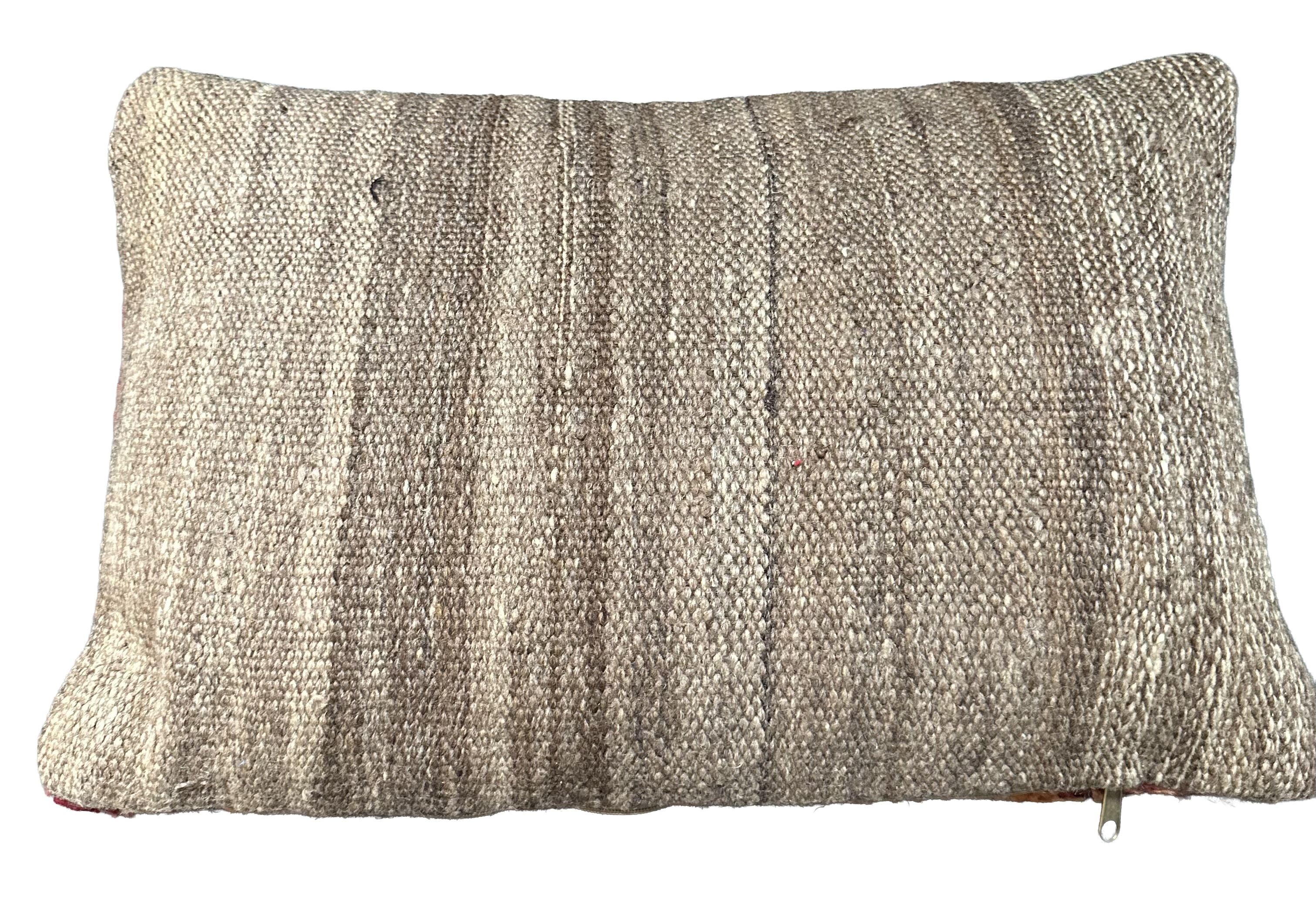 Marokkaans kussen - oranje mix - 60 x 35 cm