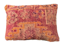 Marokkaans kussen - oranje mix - 60 x 35 cm