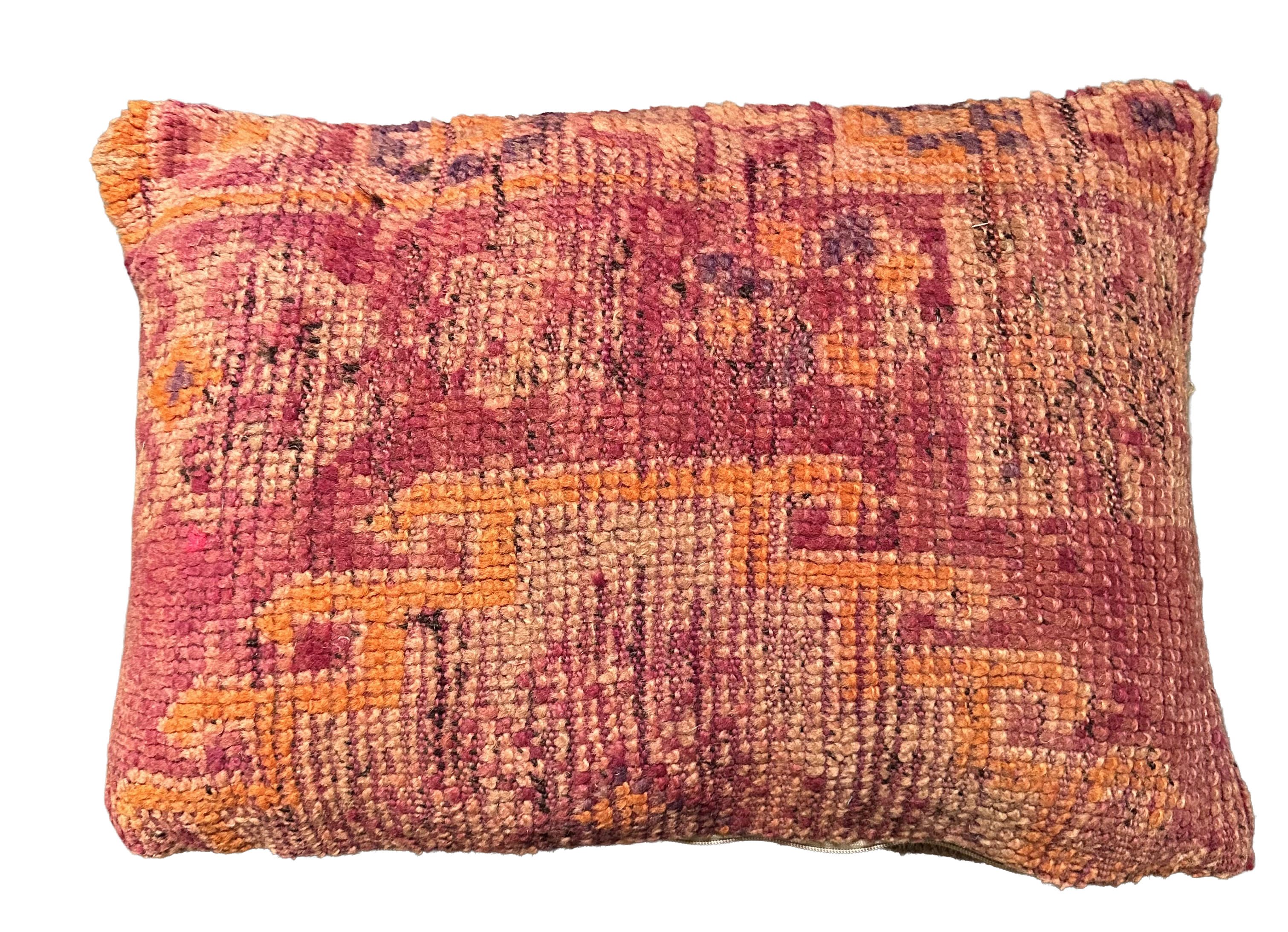Marokkaans kussen - oranje mix - 60 x 35 cm