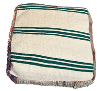 Marokkaanse Boujaad / kelim poef - multicolor