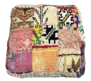 Marokkaanse Boujaad / kelim poef - multicolor