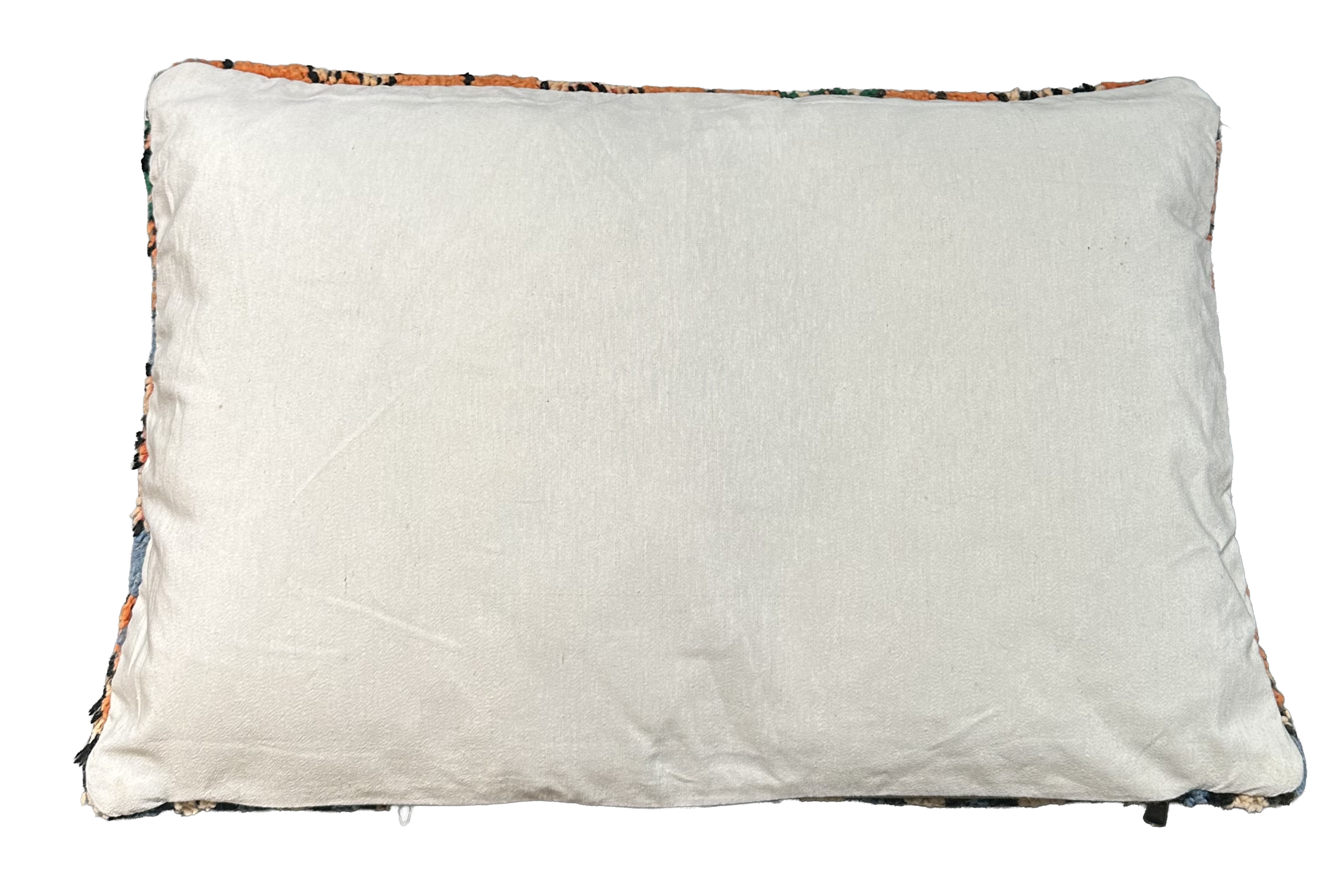Marokkaans kussen - oranje mix + ster - 60 x 40 cm