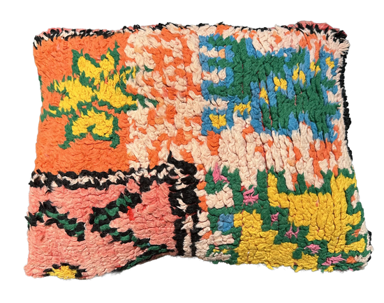 Marokkaans kussen - multicolor - 45 x 40 cm