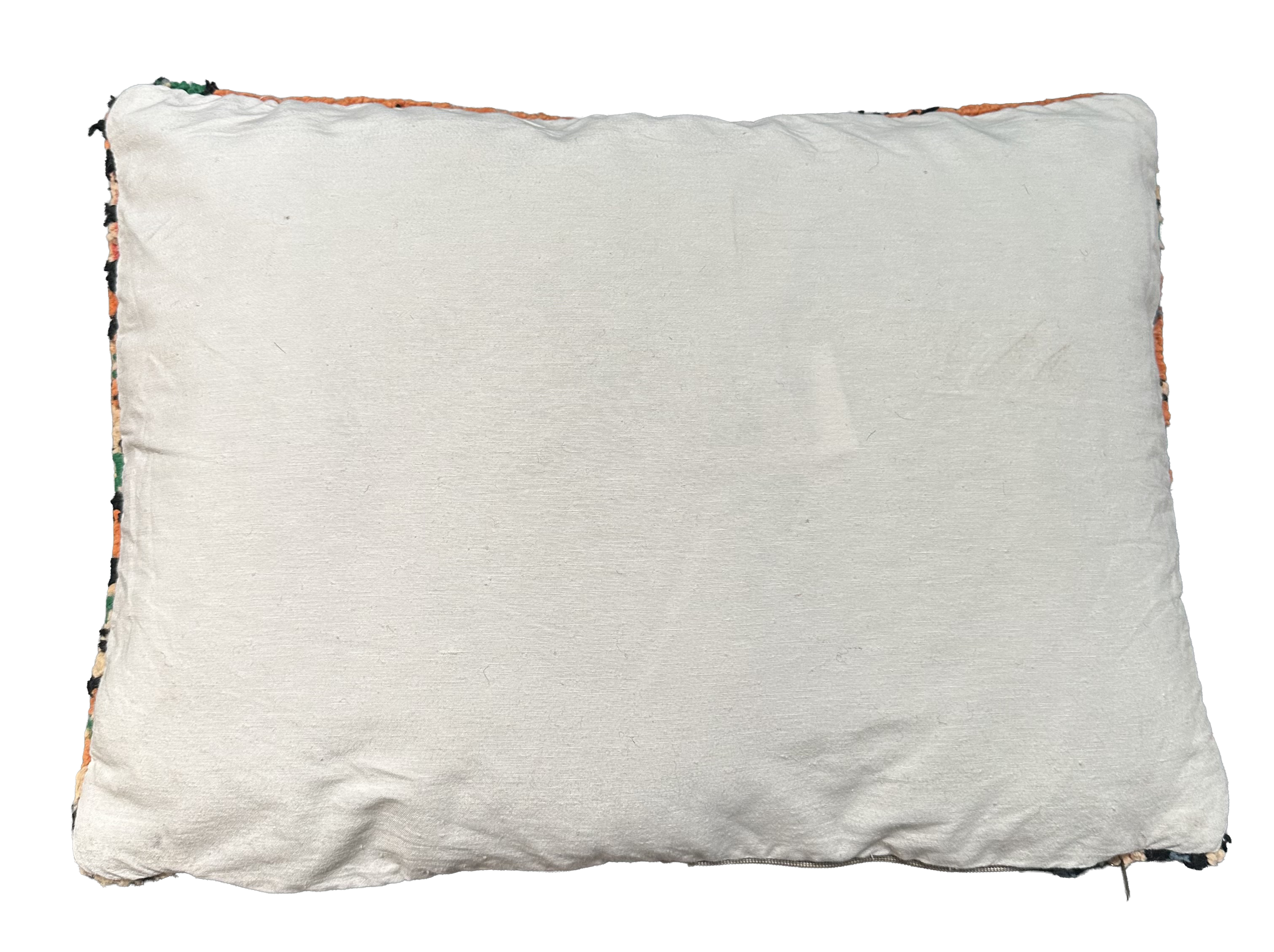 Marokkaans kussen - oranje mix + ster - 55 x 40 cm