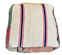 Marokkaanse Boujaad / kelim poef - multicolor