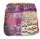 Marokkaanse Boujaad / kelim poef - multicolor