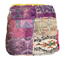 Marokkaanse Boujaad / kelim poef - multicolor