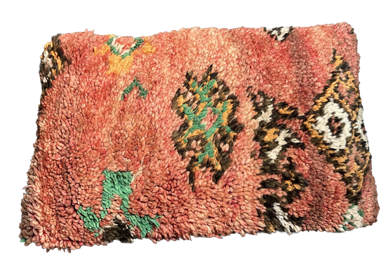 Marokkaans kussen - rood mix - 60 x 40 cm