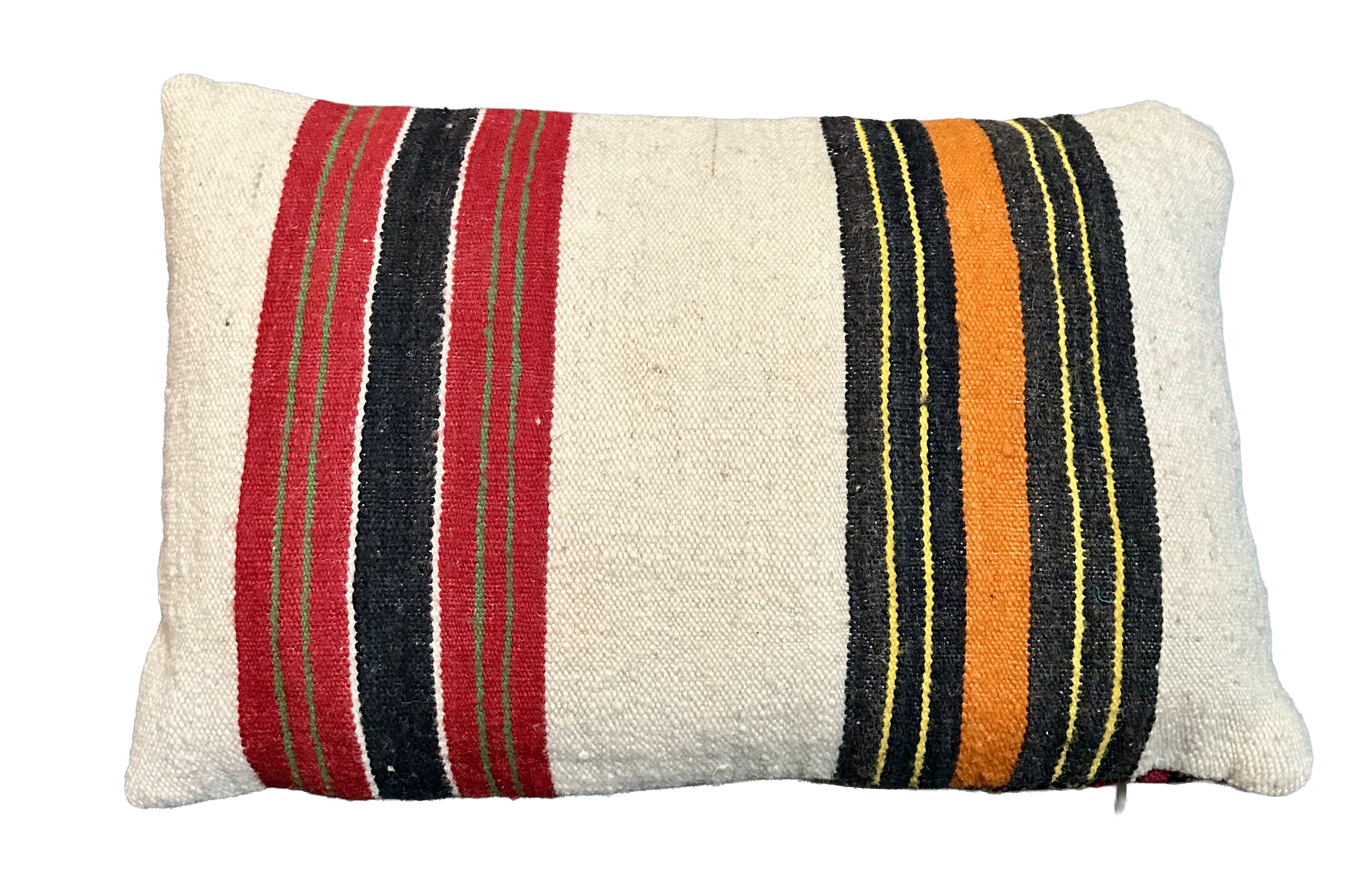 Marokkaans kussen - rood + neon mix - 60 x 40 cm