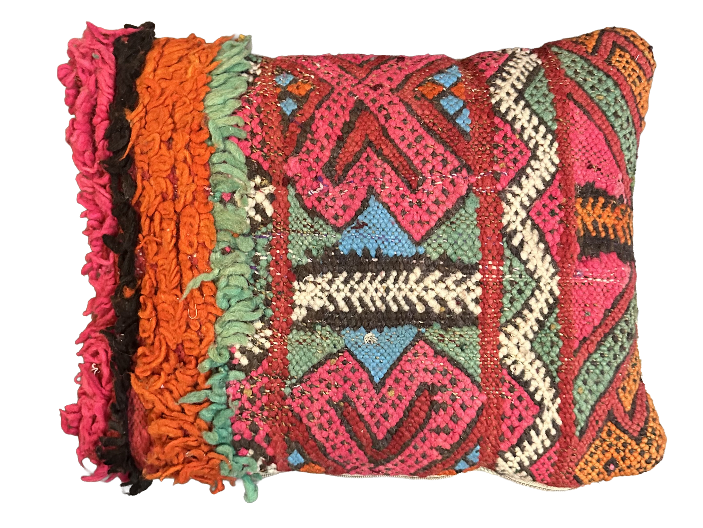 Marokkaans kussen - roze mix - 50 x 40 cm
