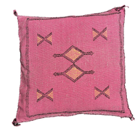 Sabra kussen - roze - 48 x 48 cm