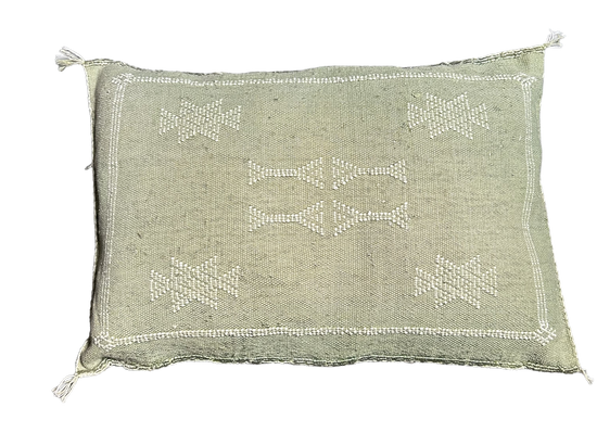 Sabra kussen - sage groen - 58 x 40 cm