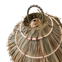 Hanglamp Shuttle - naturel - hoogte 35 cm x dia 45 cm