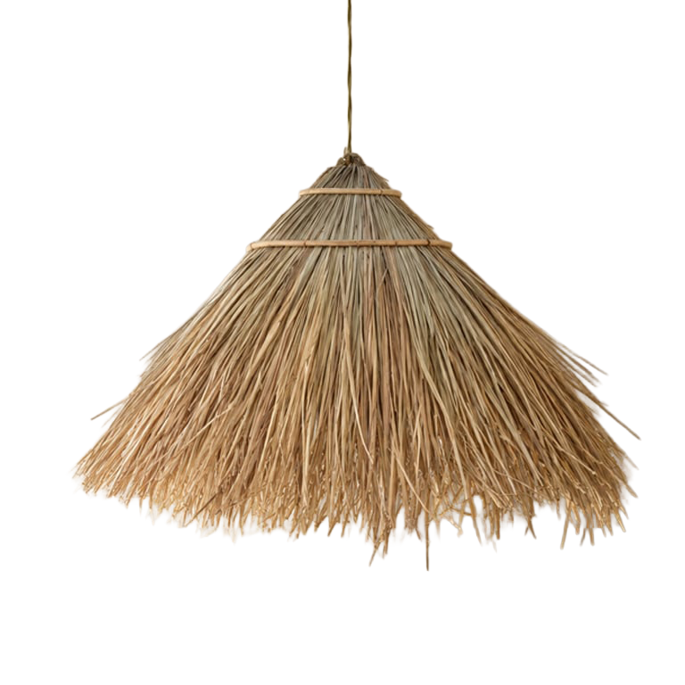 Hanglamp Shuttle - naturel - hoogte 35 cm x dia 45 cm