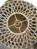 Hanglamp gevlochten Fringy - naturel - hoogte 45 cm x dia 40 cm
