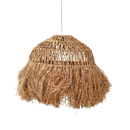 Hanglamp gevlochten Fringy - naturel - hoogte 45 cm x dia 40 cm