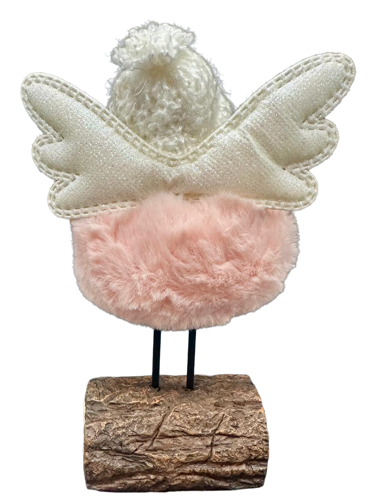 Engeltje op standaard - roze