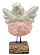 Engeltje op standaard - roze