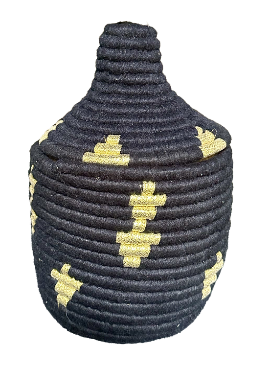 Berber mand S - zwart+goud