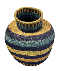 Gevlochten zeegras XL mand / vaas