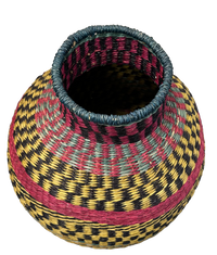 Gevlochten zeegras XL mand / vaas