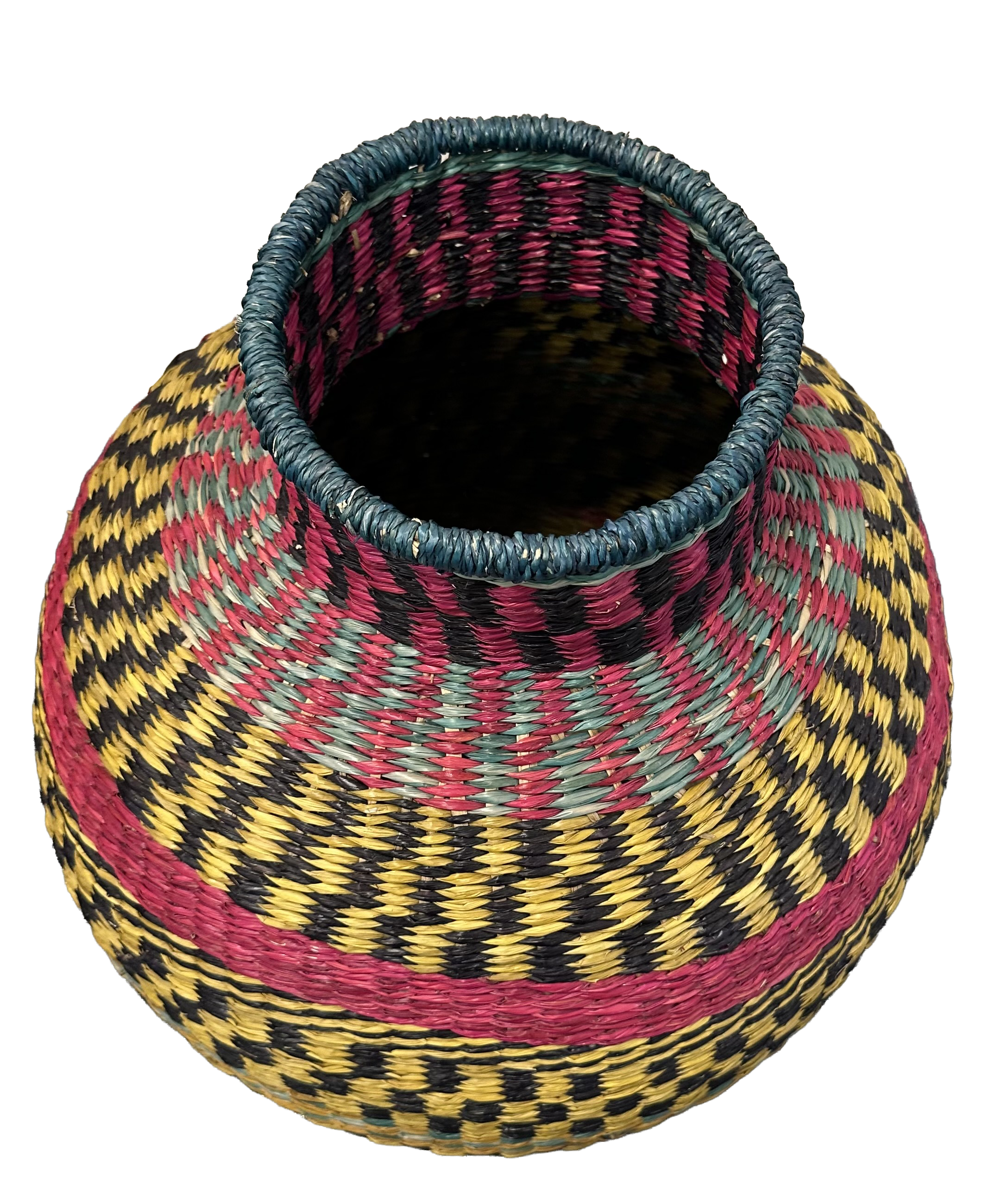 Gevlochten zeegras XL mand / vaas