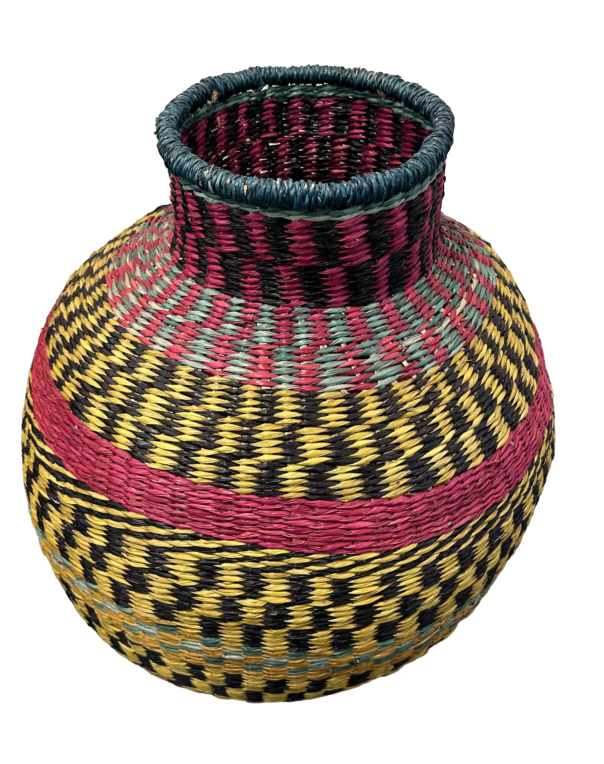 Gevlochten zeegras XL mand / vaas