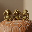 Gouden apen - Horen, Zien & Zwijgen - Set van 3