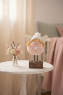 Engeltje op standaard - roze