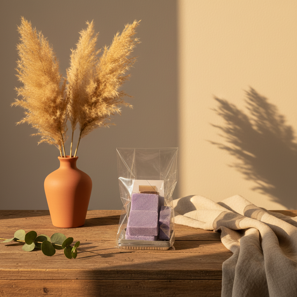 Lavendel geurblokjes - cadeau set van 5 stuks