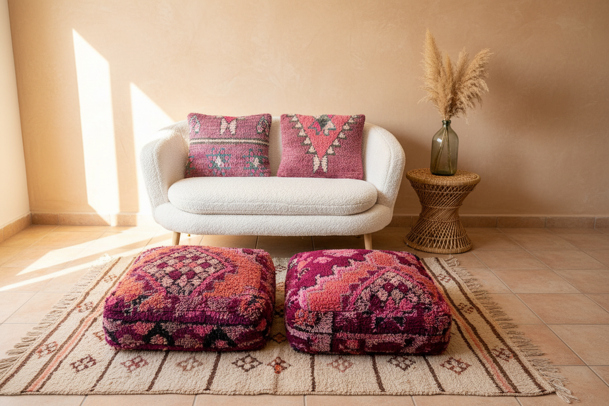 Marokkaanse kussens boho setting v2