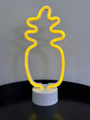 LED Ananas met neonlicht