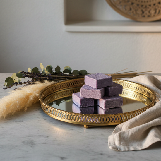 Lavendel geurblokjes - cadeau set van 5 stuks